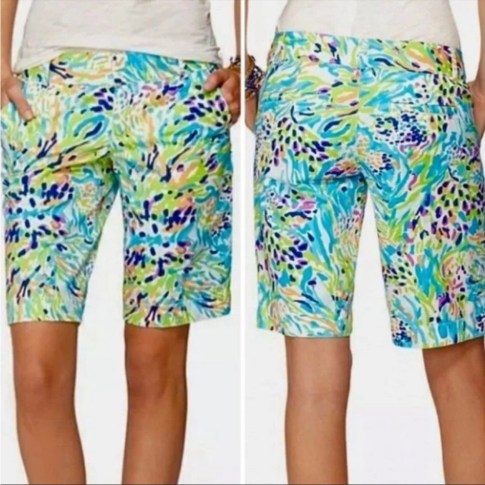 Lilly Pulitzer The Chipper Shorts Resort White Sea Soiree
